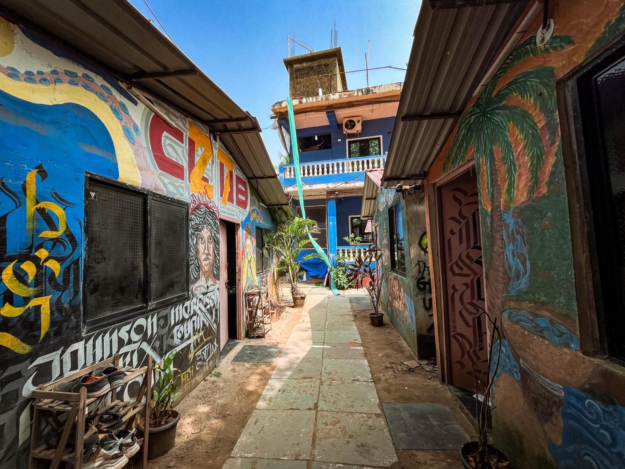 12 Monks - Beachside Hostel Arambol Eksteriør bilde